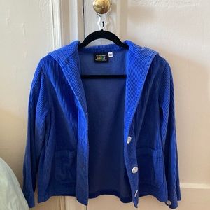 Big Bud Press Corduroy Sailor Jacket in Cornflower Blue